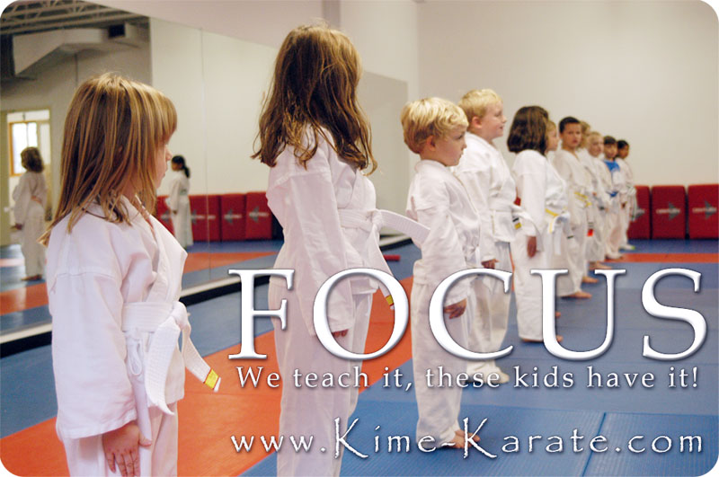 Our kids karate class in Fairport, NY teaches focus.